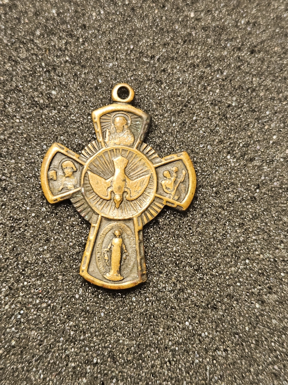 Vintage Catholic Emergency Identity Medal